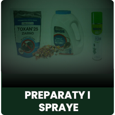 Preparaty i spraye do walki z gryzoniami